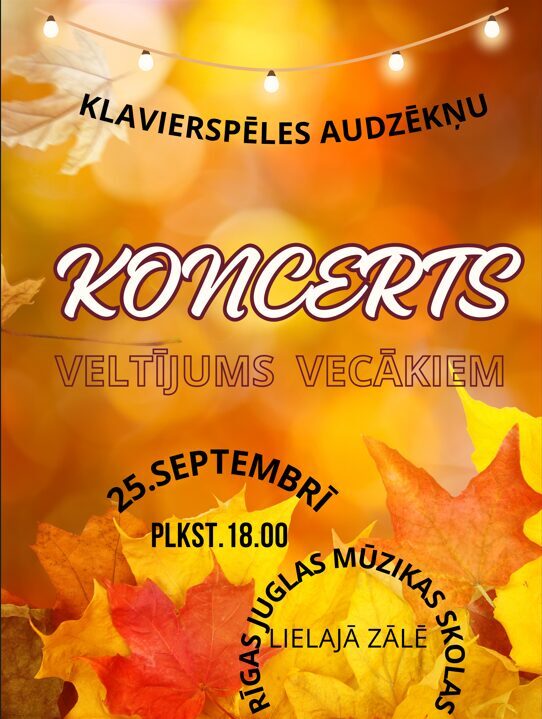 Koncerts "Veltījums vecākiem"